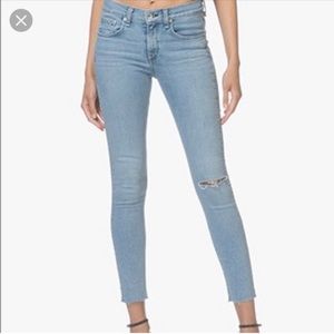 Rag & Bone Denim Jeans - Ankle Skinny Jeans in Lena - Size 28
